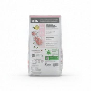 Monello Cat Kitten Dry Food – Salmon & Chicken, 1 KG | Premium Nutrition for Healthy Growth, Immunity & Digestive Health, Taurine-Enriched, No Artificial Colors or Flavors