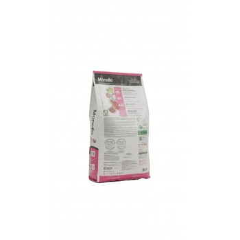 Monello Adult Cat Food Salmon & Chicken 15kg | Complete & Balanced Nutrition, 31% Protein, Omega 3 & 6, Low Sodium Formula, High Digestibility, Reduced Stool Odor, Dry Food for Adult Cats