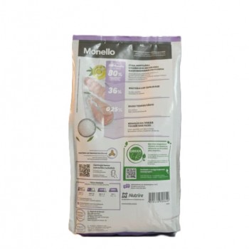 Monello Special Premium Sterilized Cat Food – Turkey & Salmon, 1kg | Weight Control, Urinary Health & Hairball Support, No Artificial Colors or Flavors