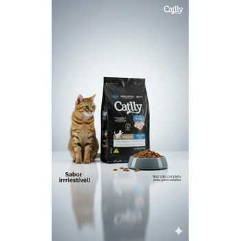 Catlly Premium Especial Adult Cat Food – Fish Flavor  Complete Dry Food for Adult Cats –10100g ( 10.1 kg )