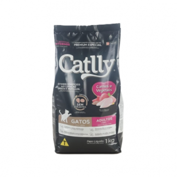 Catlly Premium Especial Adult Cat Food – Meat & Vegetables Flavor, Complete Dry Food for Adult Cats (1+ Years), 1 kg
