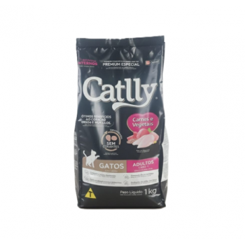 Catlly Premium Especial Adult Cat Food – Meat & Vegetables Flavor, Complete Dry Food for Adult Cats (1+ Years), 1 kg
