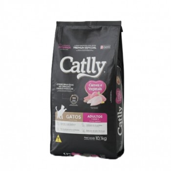 Catlly Special Premium Adult Cat Food, Meat & Vegetables Formula, Complete Nutrition, 10100g ( 10.1 kg )