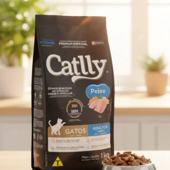 Catlly Premium Especial Fish Adult Dry Cat Food – Complete Nutrition with Taurine, Omega 3 & 6, Urinary pH Control, No Artificial Colorants – 1 kg