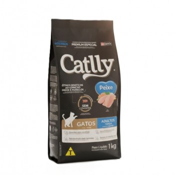 Catlly Premium Especial Fish Adult Dry Cat Food – Complete Nutrition with Taurine, Omega 3 & 6, Urinary pH Control, No Artificial Colorants – 1 kg
