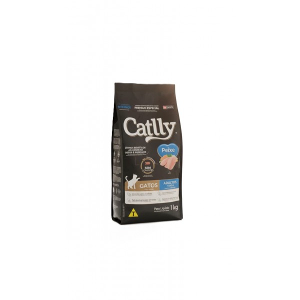 Catlly Premium Especial Fish Adult Dry Cat Food – Complete Nutrition with Taurine, Omega 3 & 6, Urinary pH Control, No Artificial Colorants – 1 kg
