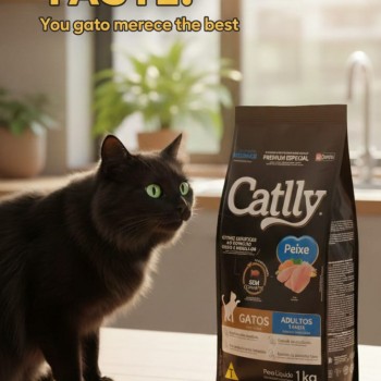 Catlly Premium Especial Fish Adult Dry Cat Food – Complete Nutrition with Taurine, Omega 3 & 6, Urinary pH Control, No Artificial Colorants – 1 kg