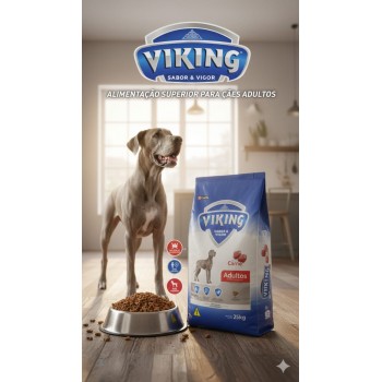 Viking Adult Dog Food – 25 kg – Complete & Balanced Nutrition for Adult Dogs, Flavor & Vigor Supports Healthy Skin & Coat, Provides Energy, and Reduces Stool Odor with Yucca Extract