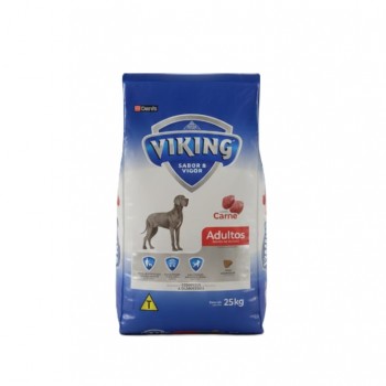 Viking Adult Dog Food – 25 kg – Complete & Balanced Nutrition for Adult Dogs, Flavor & Vigor Supports Healthy Skin & Coat, Provides Energy, and Reduces Stool Odor with Yucca Extract