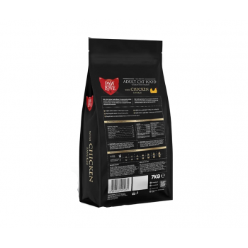 PawLove Adult Cat Food with Real Chicken – Complete & Balanced Dry Food for All Adult Cat Breeds – Supports Digestive Health, Immune System, Shiny Coat & Strong Bones – 7 kg