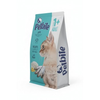 Petbite Adult Dry Cat Food (1+ Years) – Real Fish | 85% Animal Protein Origin | Urinary Tract Health Support | Omega 3 & 6 for Skin & Coat | 100% Complete Nutrition | 1kg Bag Petbite Adult Dry Cat Food (1+ Years) – Real Fish | 85% Animal Protein Origin | Urinary Tract Health Support | Omega 3 & 6 for Skin & Coat | 100% Complete Nutrition | 1kg Bag