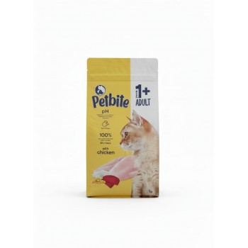 Petbite Adult Cat Food with Chicken – 1kg | High Protein (30%) | 100% Complete & Balanced Nutrition | pH Balanced for Urinary Health | No Fillers | For Cats 1+ Years