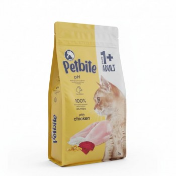 Petbite Adult Cat Food with Chicken – 1kg | High Protein (30%) | 100% Complete & Balanced Nutrition | pH Balanced for Urinary Health | No Fillers | For Cats 1+ Years