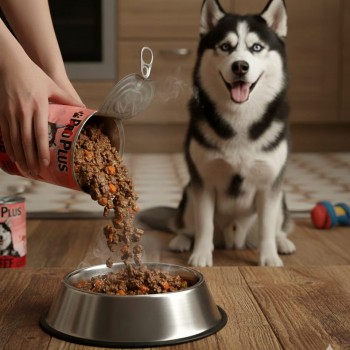 ProPlus Premium Wet Dog Food – Beef Chunks in Gravy, 400g Can × 12 | High-Quality, Protein-Rich Nutrition for Adult Dogs