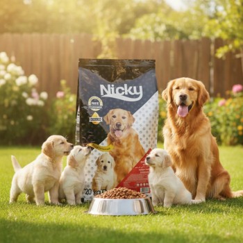 Nicky Adult Dog Food with Beef – Complete & Balanced Nutrition (20 kg)