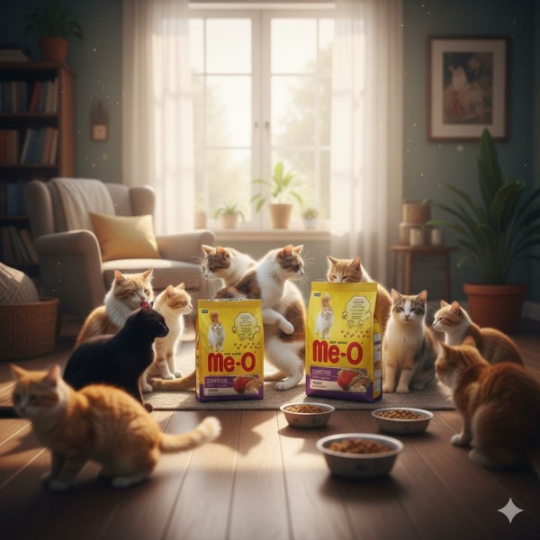 Me-O Adult Cat Food – Seafood Flavor, 7kg | High-Protein, Complete & Balanced Nutrition for Healthy Coat, Digestion & Energy | Dry Cat Food Made with Real Fish & Premium Ingredients