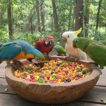 ZuPreem FruitBlend Bird Food Pellets – 1 kg | Complete & Balanced Nutrition for Parrots, Conures, Cockatiels, Lovebirds, Macaws & More