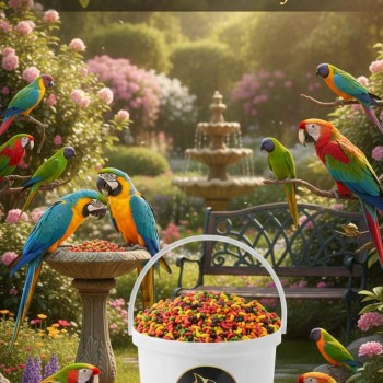 Zupreem FruitBlend Bird Food Pellets 2 kg – Complete & Balanced Nutrition for Parrots, Conures, Cockatiels, African Grey, Amazon Parrots, Macaws, Lovebirds & Multi-Species Birds