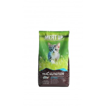 Meat Up Kitten Dry Cat Food (1–12 Months), Ocean Fish Flavor, Complete & Balanced Nutrition, Supports Healthy Digestion & Growth, 1.2kg