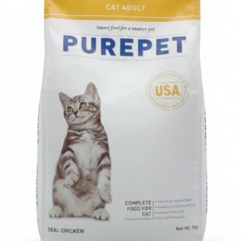 Purepet Adult Dry Cat Food – Real Chicken, Complete & Balanced Nutrition for Adult Cats – 7kg Bag