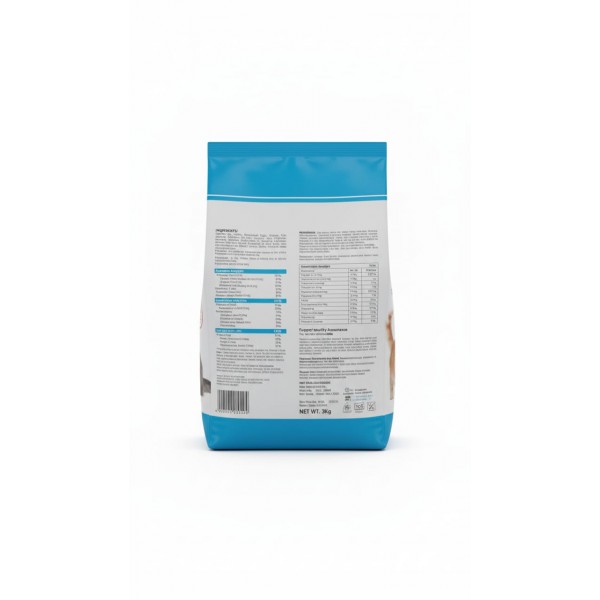 Purepet Ocean Fish Adult Cat Food 3kg – Complete & Balanced Nutrition with Sardine & Mackerel, Taurine, Prebiotics & Probiotics for Healthy Digestion, Skin & Coat Support