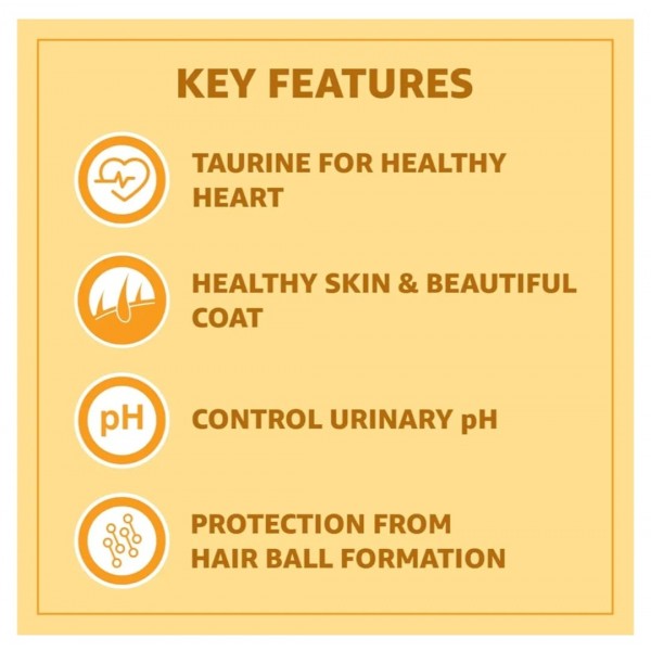 Purepet Adult Dry Cat Food – Real Chicken, Complete & Balanced Nutrition for Adult Cats – 3kg Bag