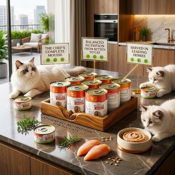 Taihi Kitten Mousse with Chicken Wet Cat Food – 400g x 12 Cans | Smooth Chicken Mousse for Kittens and Adult Cats, Moisture-Rich Recipe