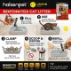 Haisenpet Lemon Scented Bentonite Cat Litter 25L (20KG) – Strong Clumping, High Absorption, Fresh Lemon Fragrance & Odor Control for Cats