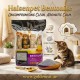 Haisenpet Lavender Scented Bentonite Cat Litter 25L (20KG) – Strong Clumping, High Absorption, Fresh Lavender Fragrance, Odor Control & Easy Scooping for Cats