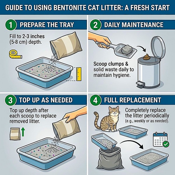 Haisenpet Coffee Scented Bentonite Cat Litter 25L (20KG) – Strong Clumping, High Absorption, Coffee Fragrance, Odor Control & Easy Scooping for Cats