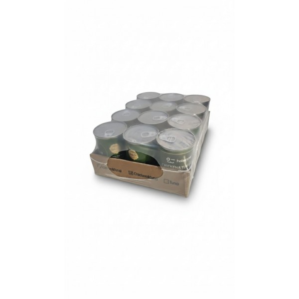 Haisenpet Chicken & Tuna Wet Cat Food – 400g × 12 Cans | Complete & Balanced Nutrition