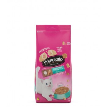 Primogato Premium Dry Kitten Food, 1 kg – Chicken & Milk Flavor, Roasted Cat Food for Healthy Growth, Soft Coat, Urinary Health, Vision & Heart Protection