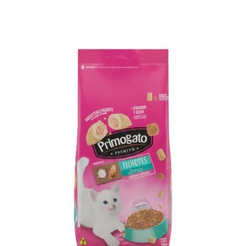 Primogato Premium Dry Kitten Food, 1 kg – Chicken & Milk Flavor, Roasted Cat Food for Healthy Growth, Soft Coat, Urinary Health, Vision & Heart Protection