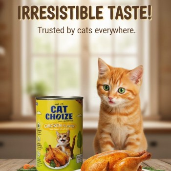 Cat Choize Adult Cat Wet Food Chicken Flavor 400g Can – 12-Pack (12 x 400g) – High-Protein Complete Nutrition for Adult Cats, Taurine-Enriched for Heart & Eye Health, Pork-Free, No Added Preservatives, Soft Pâté in Jelly Cat Choize Adult Cat Wet Food Chicken Flavor 400g Can – 12-Pack (12 x 400g) – High-Protein Complete Nutrition for Adult Cats, Taurine-Enriched for Heart & Eye Health, Pork-Free, No Added Preservatives, Soft Pâté in Jelly