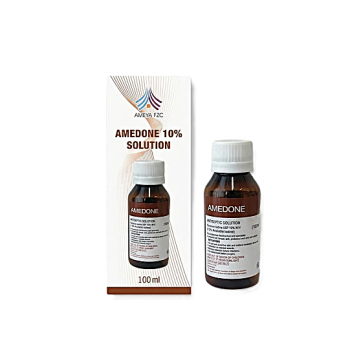 Amedone 10% Povidone-Iodine Antiseptic Solution 100ml – Fast-Acting, Sting-Free First Aid for Dogs, Cats & Horses | Cuts, Scrapes & Burns Treatment