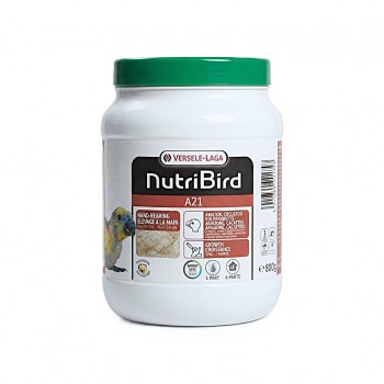 Versele-Laga NutriBird A21 Hand-Rearing Formula 800g – Baby Bird Food for Hand Feeding from Hatching to Weaning – Complete Nutrition with Vitamins, Minerals, Protein & Probiotics