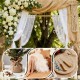 Natural Jute Hessian Burlap Fabric Roll 20 Meter, 90cm Wide Eco Friendly Biodegradable Jute Cloth for Gardening, DIY Crafts, Wedding Decor, Home Decoration, Plant Protection and Packaging