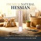 Natural Jute Hessian Burlap Fabric Roll 20 Meter, 90cm Wide Eco Friendly Biodegradable Jute Cloth for Gardening, DIY Crafts, Wedding Decor, Home Decoration, Plant Protection and Packaging