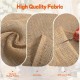 Natural Jute Hessian Burlap Fabric Roll 20 Meter, 90cm Wide Eco Friendly Biodegradable Jute Cloth for Gardening, DIY Crafts, Wedding Decor, Home Decoration, Plant Protection and Packaging