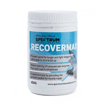 Spectrum Animal Health Recovermax 450g | Advanced Muscle Recovery Supplement for Pigeons, Falcons & Birds | Amino Acid & Vitamin Formula for Faster Recovery, Reduced Fatigue & Performance Support