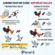 Antoplex Gallos Vitamin Mineral Restorative Capsules 90 Count for Fighting Cocks Gamefowl Breeding Birds Racing Pigeons Poultry Performance Support Supplement by Laboratorios Tornel
