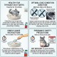 Avi Par Special Chinchilla Bathing Sand 2450g – Calcium Carbonate Dust Bath for Chinchillas – Coat Cleaning & Grooming Sand for Fur Care – Regular Pet Bathing & Hygiene – Made in Portugal
