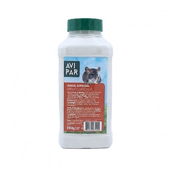 Avi Par Special Chinchilla Bathing Sand 2450g – Calcium Carbonate Dust Bath for Chinchillas – Coat Cleaning & Grooming Sand for Fur Care – Regular Pet Bathing & Hygiene – Made in Portugal