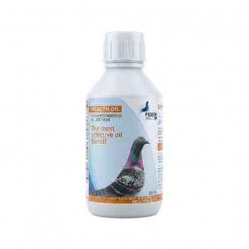 Pigeon HP Health Oil 250ml Racing Pigeon Energy Oil Supplement | Premium Feed Additive with Coconut Oil, Wheat Germ Oil & Fish Oil | Supports Endurance, Recovery, Muscle Condition, Breeding, Moulting & Immune System | Made in Belgium