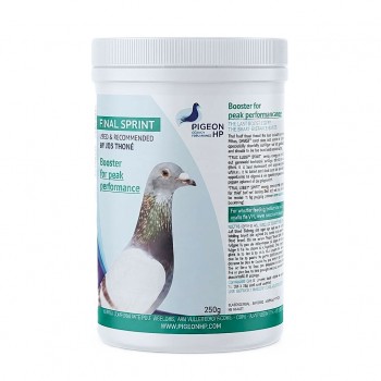 Pigeon HP Final Sprint 250g Performance Booster for Racing Pigeons | Short Distance Energy Supplement Recommended by Jos Thoné