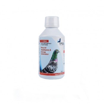 T-TONIC Natural Energy & Resistance Booster for Racing Pigeons 250ml | Metabolism Support Supplement for Racing, Breeding & Moulting Birds