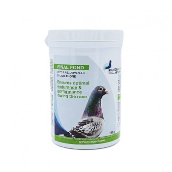 Final Fond Performance Supplement for Racing Pigeons 250g | Endurance & Recovery Formula for Long Distance Racing Pigeons | Energy & Performance Booster for Competitive Racing Birds