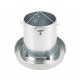 Professional Galvanized Steel Poultry Feeder 5kg Capacity with Adjustable Feed Flow, Anti-Scratch Waste-Reducing Pan, Hanging or Ground Chicken Duck Feeder for Farm Backyard Coop Professional Galvanized Steel Poultry Feeder 5kg Capacity with Adjustable Feed Flow, Anti-Scratch Waste-Reducing Pan, Hanging or Ground Chicken Duck Feeder for Farm Backyard Coop