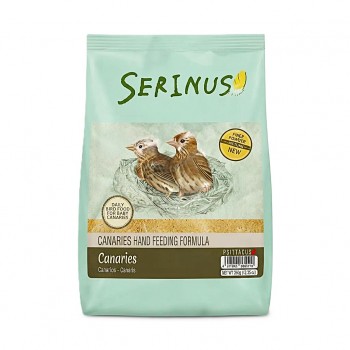 Serinus Canaries Hand Feeding Formula 350g, Baby Canary Hand Rearing Food, Daily Feeding Powder for Canary Chicks from Day 4 to Weaning, Non-GMO Formula, Made in Spain