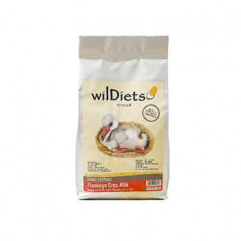 WilDiets Psittacus Flamingo Crop Milk Hand Feeding Formula for Baby Flamingos Hatchlings and Neonates Early Life Nutrition Highly Digestible Formula 500g